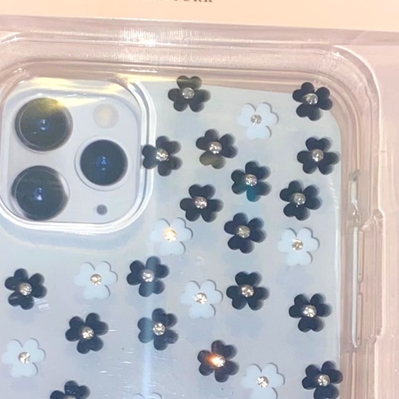 NWT Kate Spade New York Scattered Flowers iPhone 11 Pro Max Clear Floral Case - Picture 4 of 9